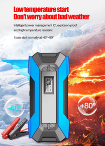 <span class=keywords><strong>Amazon</strong></span> Auto ABS Batería de carga de encendido Arrancador de coche con Banco de energía y monitor de presión de neumáticos Dispositivo de arranque de emergencia - Product Image 6