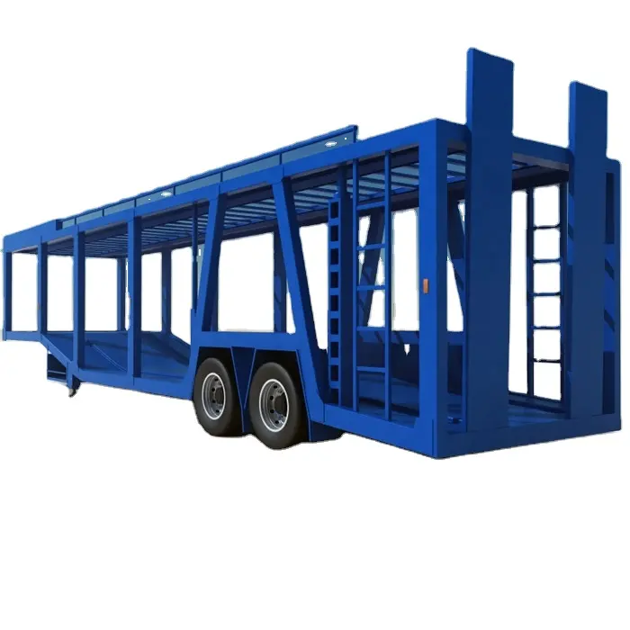 Factory Price 6-8 Units double deck Vehicle Trailer For Sale