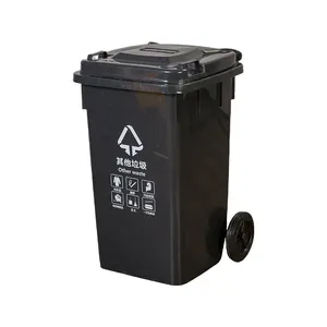 Plastic wheelie Dustbin Trash Can Waste Garbage Bin Outdoor