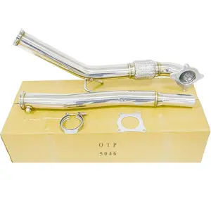 La Oficina del Fiscal tubo de escape 3 "de carrera Downpipe V W Golf Mk5/ MK6 GT 2,0 T FSI 05-09 carrera solo uso - Product Image 1