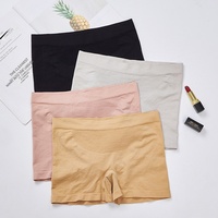 Culotte de sport pour femme, design ajouré sexy, taille mi-haute, sans couture, pour yoga, taille haute élastique, style boxer