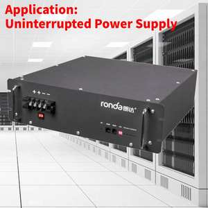 Paquetes de baterías de iones de litio LiFePO4 de 48V personalizados de fábrica 50Ah 100Ah 150Ah Almacenamiento de energía de comunicación de respaldo - Product Image 2