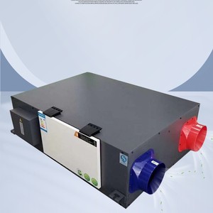 Nueva Unidad de Ventilación de Aire para Hoteles, Comercial, Bajo Nivel de Ruido, Recuperación de Calor, Sistema de Flujo Dual, 1110cfm, CA 230V, Diseño Moderno - Product Image 3