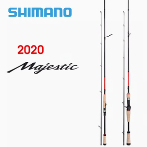 <span class=keywords><strong>Canne</strong></span> à lancer télescopique <span class=keywords><strong>Shimano</strong></span> Majestic 1.93m 2.29m pour rivière lac ruisseau océan bateau pêche ciblant carpe bar - Product Image 2