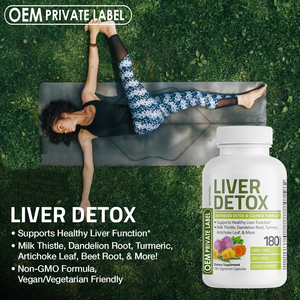 Capsules de <span class=keywords><strong>d</strong></span>ésintoxication du foie Formule nettoyante de <span class=keywords><strong>d</strong></span>ésintoxication avancée Soutient la santé Pilules du foie avec chardon-Marie Feuille <span class=keywords><strong>d</strong></span>'<span class=keywords><strong>artichaut</strong></span> Capsule végétalienne - Product Image 5