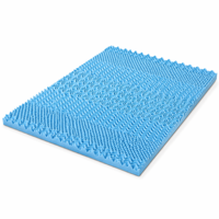 Surmatelas en mousse à mémoire de forme écologique, taille complète, pour l'alignement de la colonne vertébrale et le soulagement de la douleur, prix fabricant en gros