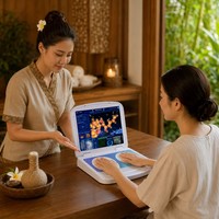 Analyseur de santé intelligent AI QRMA avec logiciel localisé et utilisation multi-boutiques pour le suivi des clients