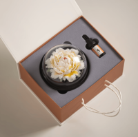 Ornements d'arôme de fleur en porcelaine imitée fabriqués à la main en céramique créative pour la chambre et la décoration intérieure