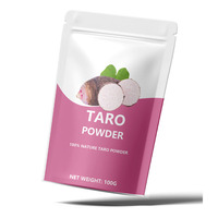 Poudre de Taro Naturelle Pure, Extrait de Racine de Taro Fraîche, Personnalisable 100g/sac