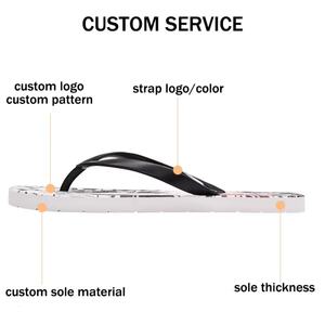 Chanclas de PVC con Estampado Personalizado para Bodas en la Playa, Sandalias de Alta Calidad, Duraderas, Antideslizantes, con Tiras Brillantes para Mujer - Product Image 2