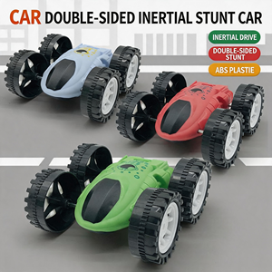 Voiture jouet à inertie double face pour enfants de 2 à 4 ans, garçons, design tout-terrain en plastique, durable et résistant aux chocs - Product Image 1