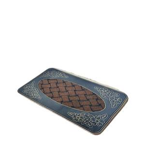 Tapete de Entrada de Goma de Estilo Europeo Clásico, Rectangular, con Patrón Floral, Antideslizante, para Exteriores - Product Image 3