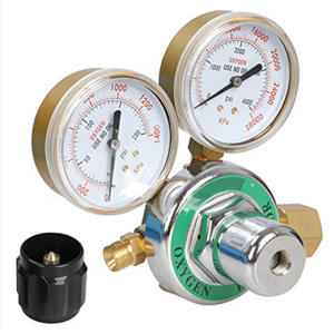 Kit de régulateur de pression de découpe et de soudage de style américain, avec capot en fer de 70 mm, manomètre pour oxygène et acétylène, pour la découpe et la soudure - Product Image 4