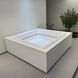 Nouveau design <span class=keywords><strong>Baignoire</strong></span> spa Whirlpool Air Jet <span class=keywords><strong>Baignoire</strong></span> de massage autoportante en acrylique blanc Jacuzzier pour adultes - Product Image 1