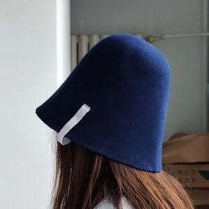 Tùy Chỉnh Thiết Kế Có Sẵn Bán Buôn 100 Tinh Khiết Cừu Len Úc Merino Len Cảm Thấy Nga Len Tắm Hơi Hat - Product Image 5