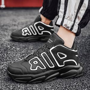 Zapatos para correr para mujer, zapatos deportivos ligeros y acolchados, zapatillas para caminar, calzado deportivo transpirable de cuero a la moda para parejas, calzado con suela suave - Product Image 3