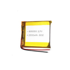 805050 <span class=keywords><strong>3</strong></span>.7V Lithium Polymeer Batterij Lp805050 2500Mah Oplaadbare Lipo L-Ion Batterij - Product Image 1