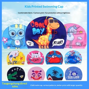 <span class=keywords><strong>Bonnet</strong></span> <span class=keywords><strong>de</strong></span> <span class=keywords><strong>bain</strong></span> pour enfants avec protection des oreilles, motif dessin animé, pour garçons et filles, design mignon - Product Image 2