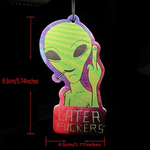 Deodoranti per Auto in Legno con Profumo Naturale Importato, Purificatore d'Aria con Design <span class=keywords><strong>di</strong></span> Topolino, <span class=keywords><strong>Paperino</strong></span> e Paperina - Product Image 2