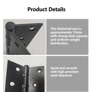 Yoyow Elegant Modern Zwart Ijzeren 4bb Deurscharnier Voor Houten Deur Zacht Dicht Met Langdurige Betrouwbaarheid Lage Ruis <span class=keywords><strong>Hardware</strong></span> - Product Image 4