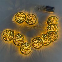 Guirlandes lumineuses de décoration pour la maison Owl Diwali, 20 LED, en fer doré, blanc chaud 3000K, à piles, lumières de rideau lumineuses pour l'intérieur