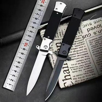 Mini couteau pliant tactique en acier Damas avec lame 3cr13 pour la défense personnelle, outil de survie et de chasse EDC de poche, couleur personnalisée