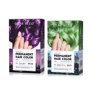 Crema Colorante Permanente per <span class=keywords><strong>Capelli</strong></span> in Doppio Tubo da 500ml, Senza Ammoniaca, con Estratti Erboristici, Kit Anti-Sbiadimento per Uso Professionale e Domestico - Product Image 3