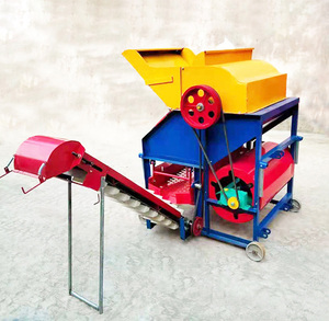 Cosechadora de Granos Portátil con Motor Diésel, Color Rojo, Transmisión por Engranajes para Cosecha de Trigo, Máquina de Alta Productividad - Product Image 2