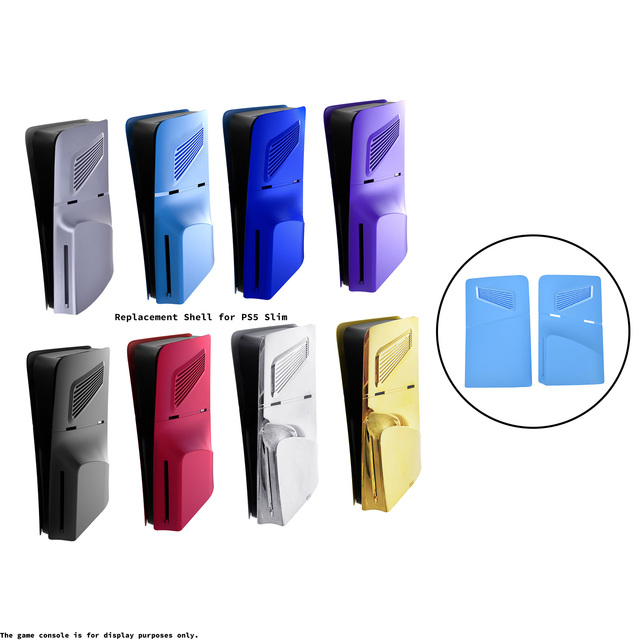 Replacement Shell Case for PS5 Slim Disc Version Faceplate Cover for PS5 Slim Disc Edition Game Accessories Replace Skin Shell