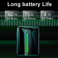Reproductor de Música MP3 Portátil con Carga USB, Grabador de Voz con Audio sin Pérdidas, Lector de Libros Electrónicos, Radio FM, Compatible con Formatos WAV, FLAC y APE
