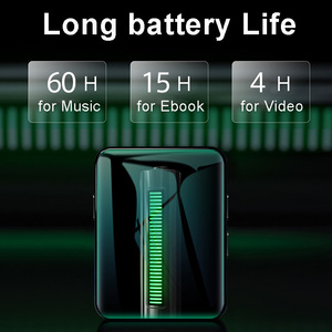 Reproductor de música MP3 portátil BT Carga USB Grabadora de voz de audio sin pérdidas Lector de libros electrónicos Radio FM Compatible con formatos WAV FLAC APE - Product Image 3
