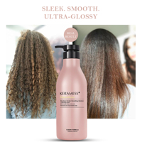 Traitement à la kératine brésilienne végétalien sans formaldéhyde Maravilhosa, acide aminé - 1000 ml, réparation des cheveux, sans danger pour la couleur, doux, sans stimulation