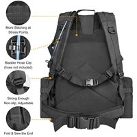 Foshan Gym hydratation tactique 40L fermeture éclair ordinateur sac à dos Charge 1000D Nylon détachable