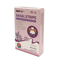 Nouvelles Bandes Nasales en Gros, Patchs Nasaux Parfum Menthe et Lavande, en Boîte, Respirants, Couleur Chair