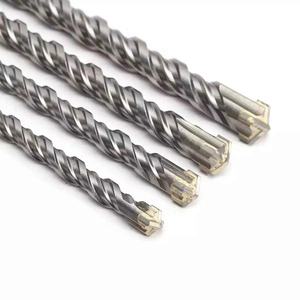 Chiave in Acciaio Bianco ad Alta Velocità 5/6/8/10mm per Trapano Elettrico, Punta da Trapano per Calcestruzzo 11cm, Doppio Slot <span class=keywords><strong>SDS</strong></span> Plus per Martello da Muratura - Product Image 4