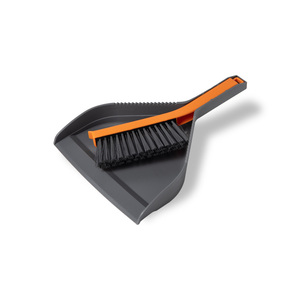 BOOMJOY Plastic Dust Pan Dustpan and Broom Set Pet Hair Mini Broom And Dustpan With Brush