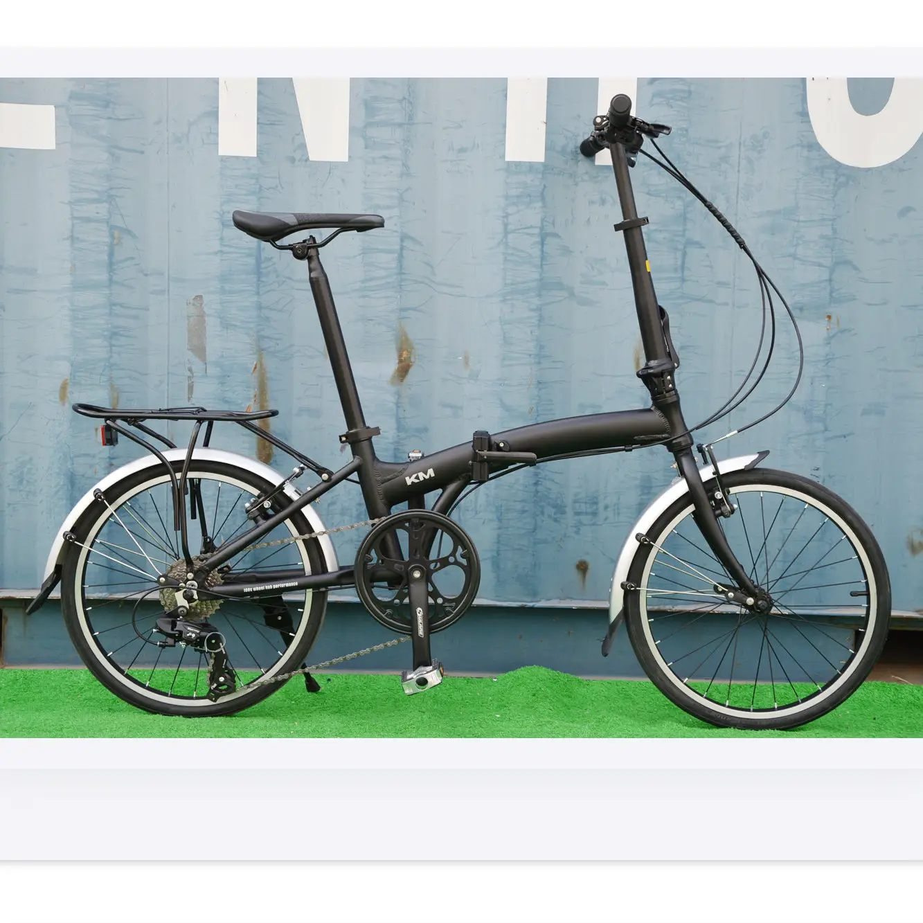 Mini bicycles steel black color folding bikes with alloy rims and folding handle bar for hot sale
