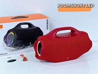 Altavoz Boombox 4 LED de 60W, Altavoz Portátil para Exteriores, Bajos Profundos, Resistente al Agua, Batería de Larga Duración, Altavoz Inalámbrico Boombox 4