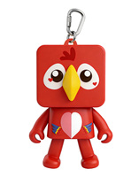 HoneyWait Swing Robot Speaker Mini Portabel Bentuk Hewan Kartun Lucu Gantungan Kunci Hadiah Hebat Untuk Perjalanan Luar Ruangan