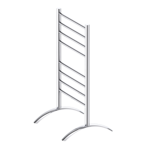 Porte-serviettes chauffant électrique en acier inoxydable noir thermostatique autoportant - Product Image 5