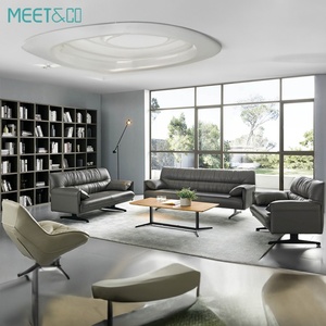 Ensemble de canapés de bureau modernes en cuir de haute qualité pour la maison, le bureau, l'appartement ou l'hôpital – Mobilier élégant pour salon - Product Image 1