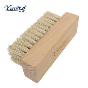 Yinste <b>Shoe</b> Brush Solid Wood Pig Hair Cleaning For <b>Shoes</b> - Product Image 3