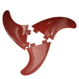 Ailerons de surf G5 FCS, ensemble gauche, centre, droit, 3 pièces, pour eaux océaniques, en matériau PP - Product Image 4