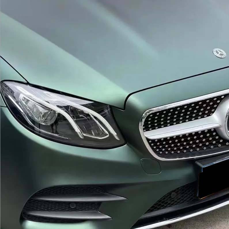 สีเขียวเข้มโครเมี่ยมสีด้าน