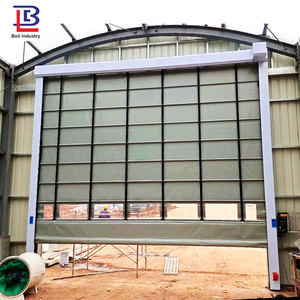 <span class=keywords><strong>Rideau</strong></span> en tissu PVC de grande taille <span class=keywords><strong>porte</strong></span> empilable pliante avec capteur infrarouge radar Industrie CE Certificat <span class=keywords><strong>Porte</strong></span> <span class=keywords><strong>d</strong></span>'usine - Product Image 3