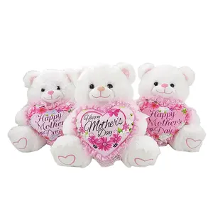 Customized Valentine Mother Day Gift Lovely For Bear OEM Plush Toy Stuffed Teddy Bear