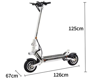 Scooter Ecológico para Adultos de Largo Alcance con Batería de Litio de 48V, Plegable y Portátil para la Ciudad, ECS117 - Product Image 3