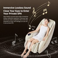 Fauteuil de massage 3D à gravité zéro C10 avec détection corporelle intelligente par IA et thérapie chauffante bilatérale pour la taille, idéal pour la maison et le bureau