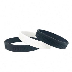 สร้อยข้อมือยางซิลิโคนสายรัดข้อมือปรับแต่งเองได้สำหรับเป็นของขวัญส่งเสริมการงอกของฟัน - Product Image 2