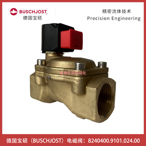 โซลินอยด์วาล์ว Buschjost รุ่น 8240400.9101.024.00 24V DC ขนาดพอร์ต 3/4 นิ้ว สำหรับสื่อที่มีอุณหภูมิปกติ - Product Image 4